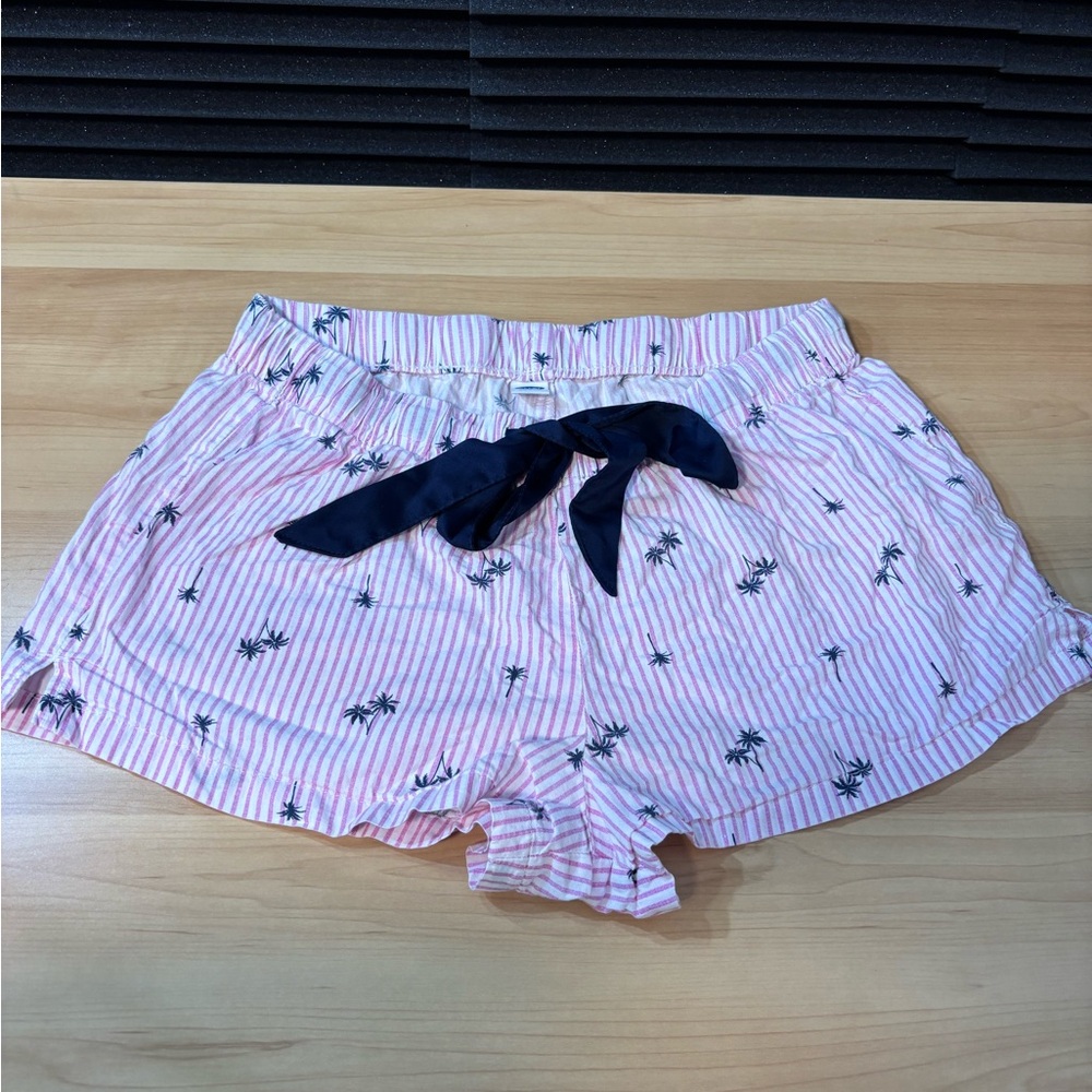 Old Navy Pink and Blue Pajama Shorts Lightweight Comfort